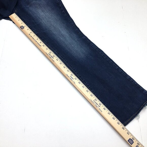 Old Navy Women's Jeans Curvy Bootcut Mid Rise Stretch size 10 length 30" - Picture 5 of 9